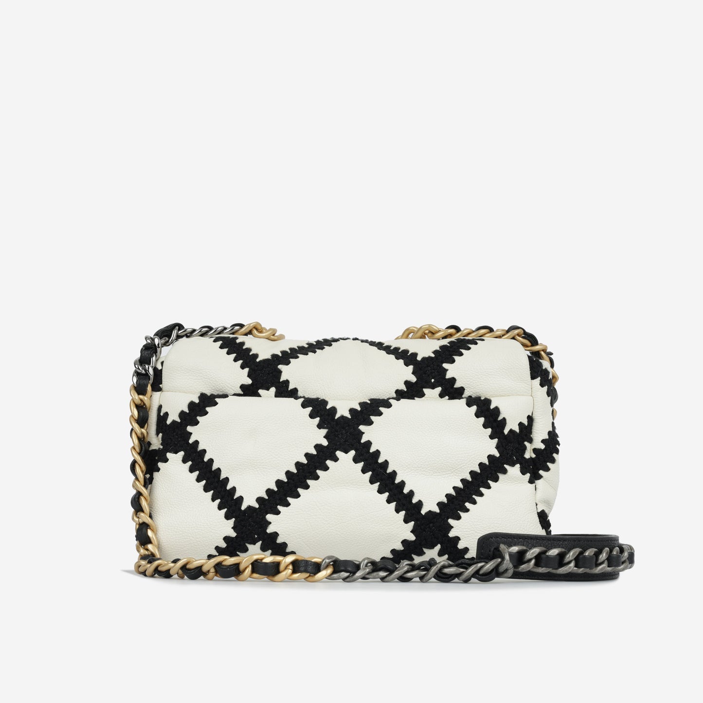 Chanel Chanel 19 Calfskin Black Shoulder Bag Calfskin Rovelle Bags