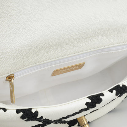 Chanel Chanel 19 Calfskin Black Shoulder Bag Calfskin Rovelle Bags
