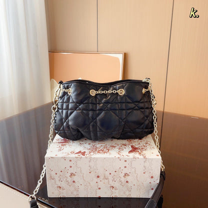 Dior Chain Leather Crossbody Bag Rovelle Bags