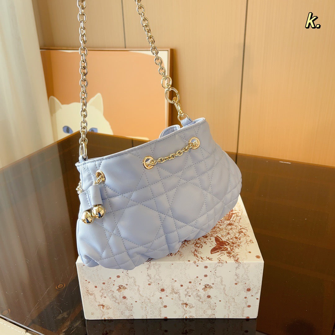 Dior Chain Leather Crossbody Bag Rovelle Bags