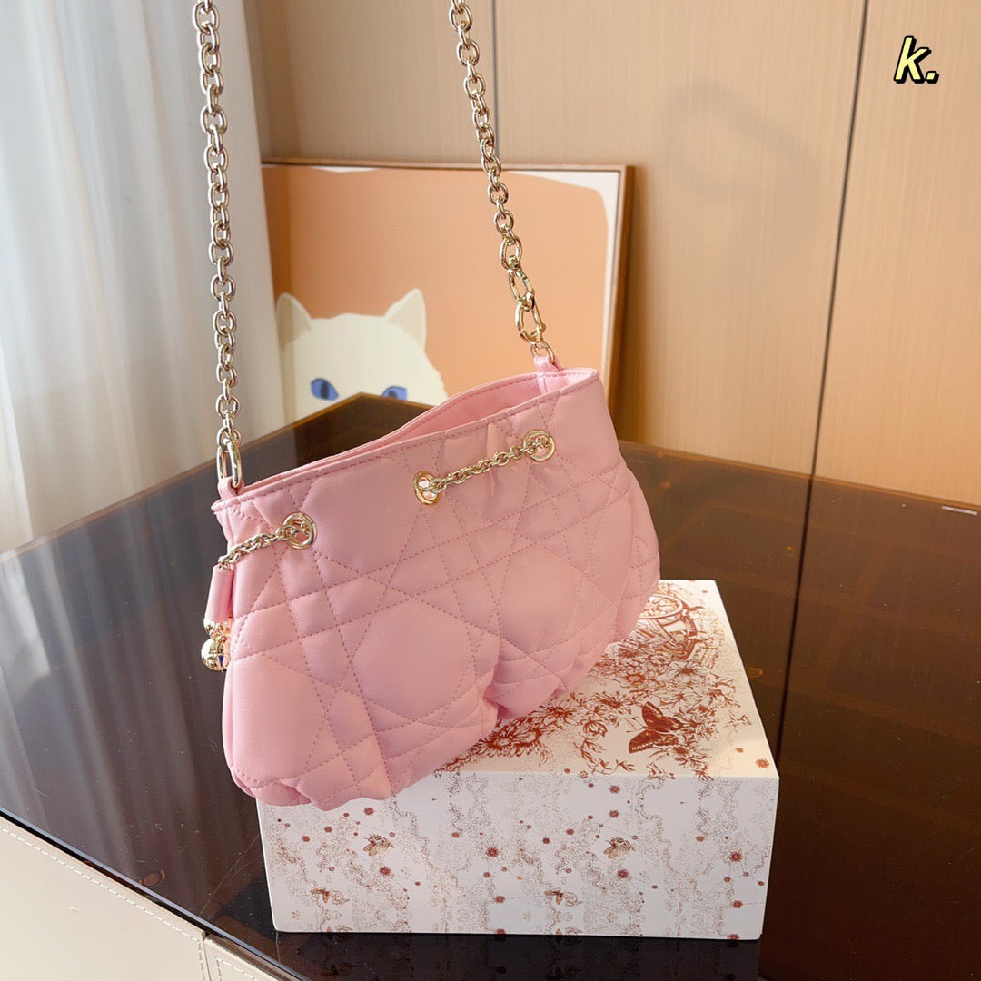 Dior Chain Leather Crossbody Bag Rovelle Bags