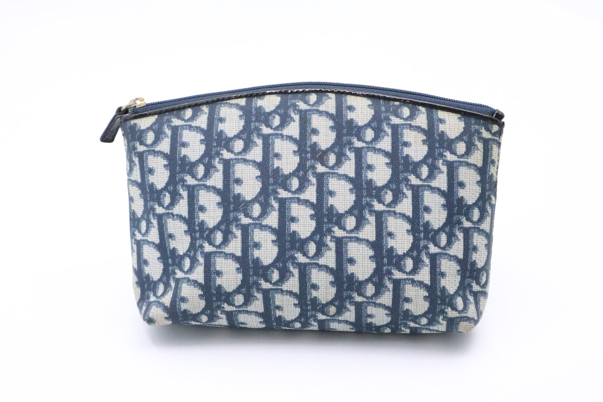Dior Trotter Pouch in Blue Oblique PVC Rovelle Bags