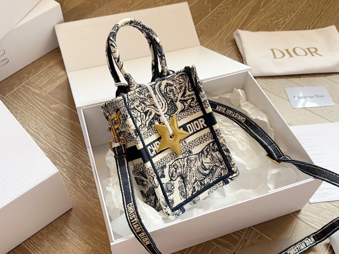 Dior Book Tote Mini Tote Bag Rovelle Bags