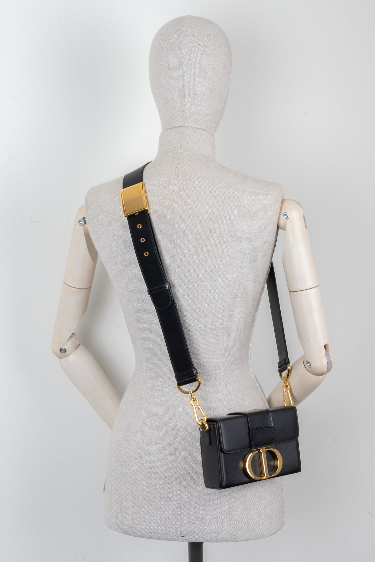 Dior 30 Montaigne Black Shoulder Bag Style 3 Rovelle Bags
