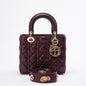 Dior Small Lady Dior My Abcdior Bag In Burgundy 2018 Rovelle Bags