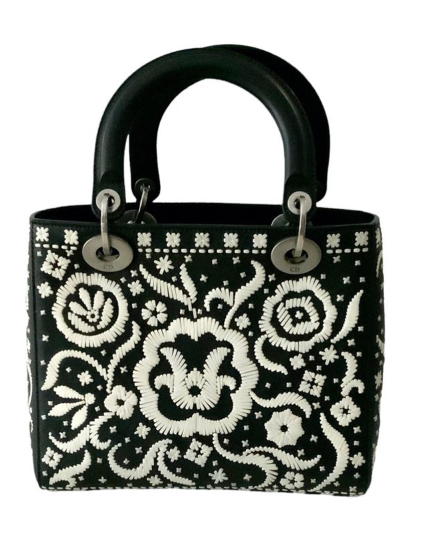 CHRISTIAN DIOR LADY DIOR FLORAL LIMITED EDITION BAG Rovelle Bags