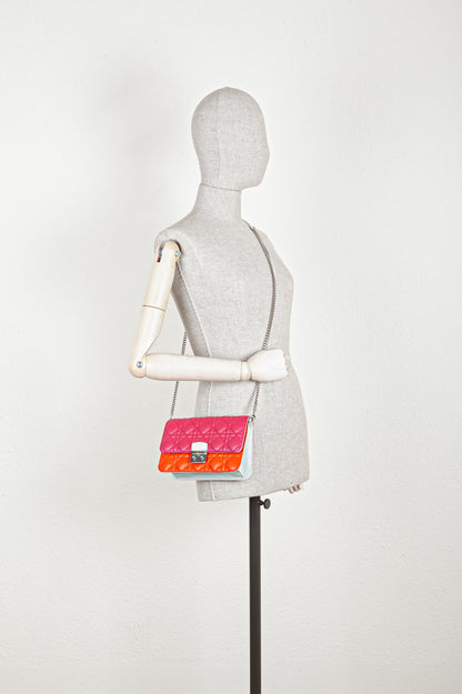 Christian Dior Miss Dior Promenade Bag Cannage Pink Orange Blue Rovelle Bags