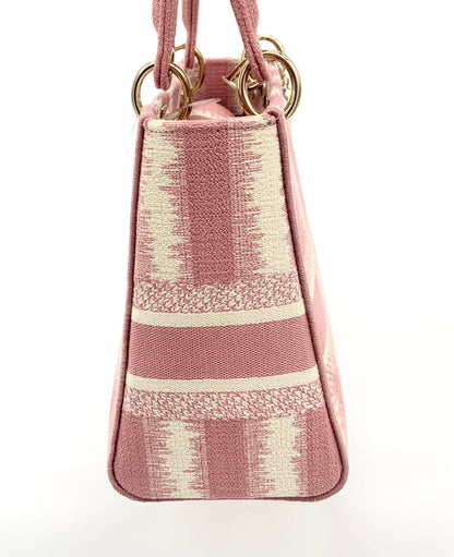 CHRISTIAN DIOR LADY D-LITE PINK MEDIUM BAG Rovelle Bags