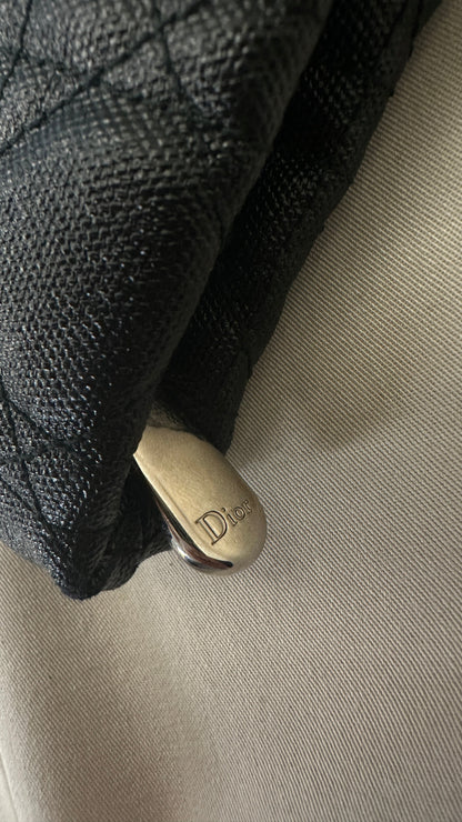 Christian Dior Panarea Cannage Clutch Black Rovelle Bags