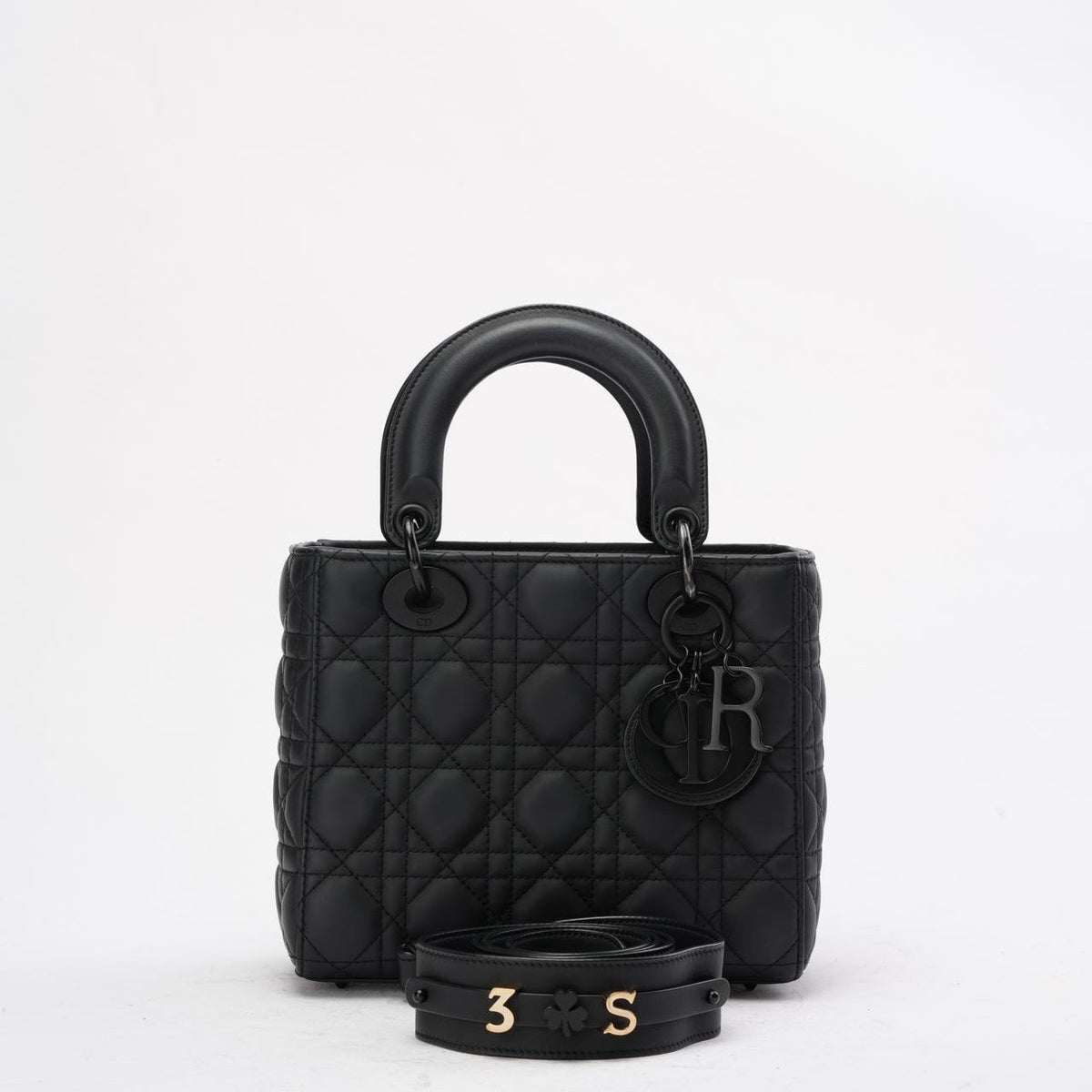 Dior Small Lady Dior My Abcdior Bag In Black Ultramatte 2020 Rovelle Bags
