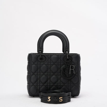 Dior Small Lady Dior My Abcdior Bag In Black Ultramatte 2020 Rovelle Bags
