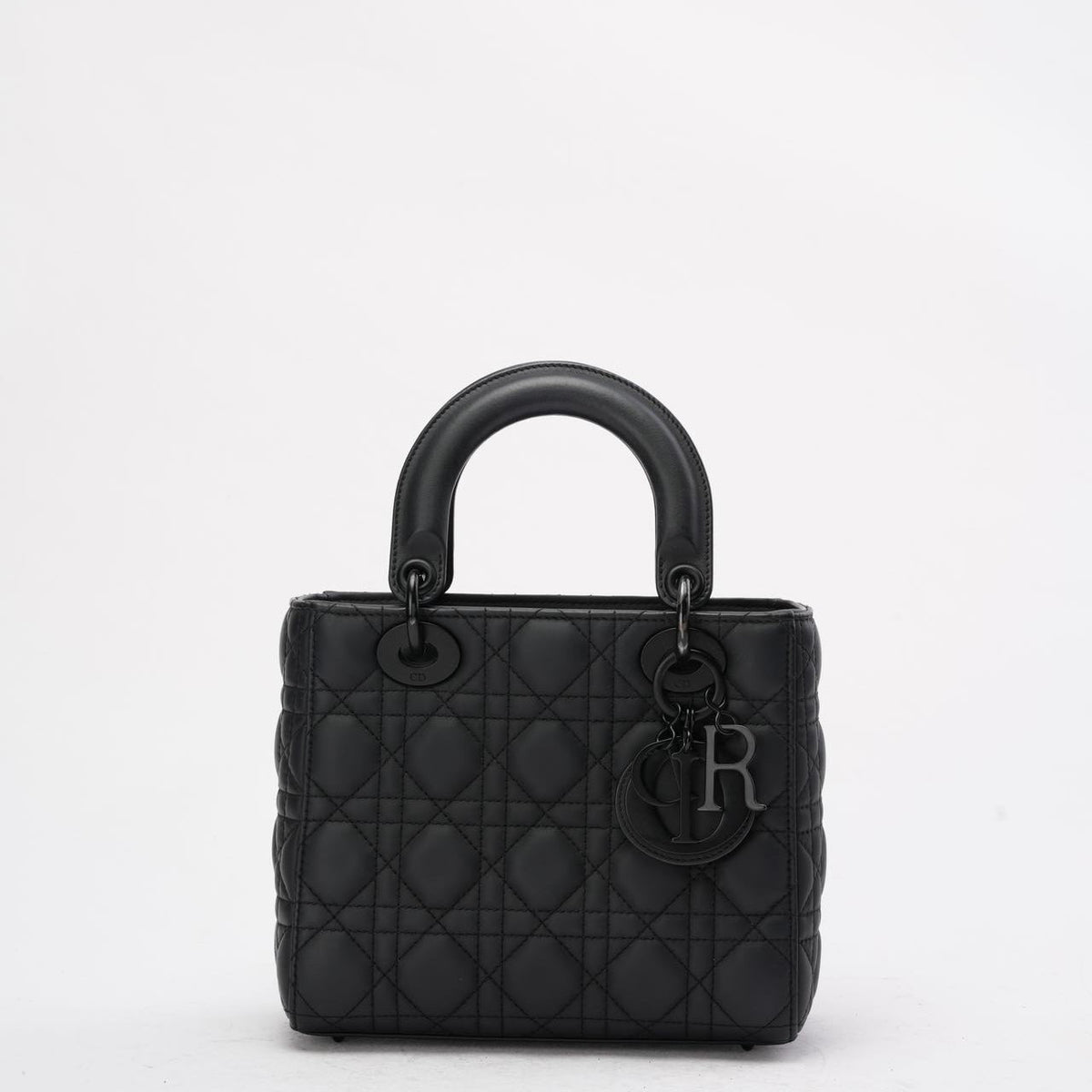 Dior Small Lady Dior My Abcdior Bag In Black Ultramatte 2020 Rovelle Bags