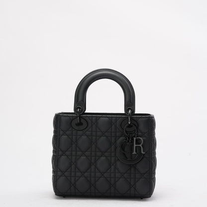Dior Small Lady Dior My Abcdior Bag In Black Ultramatte 2020 Rovelle Bags