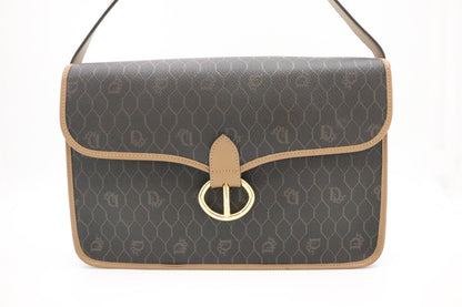 Dior Shoulder Bag in Black Honeycomb Canvas Rovelle Bags