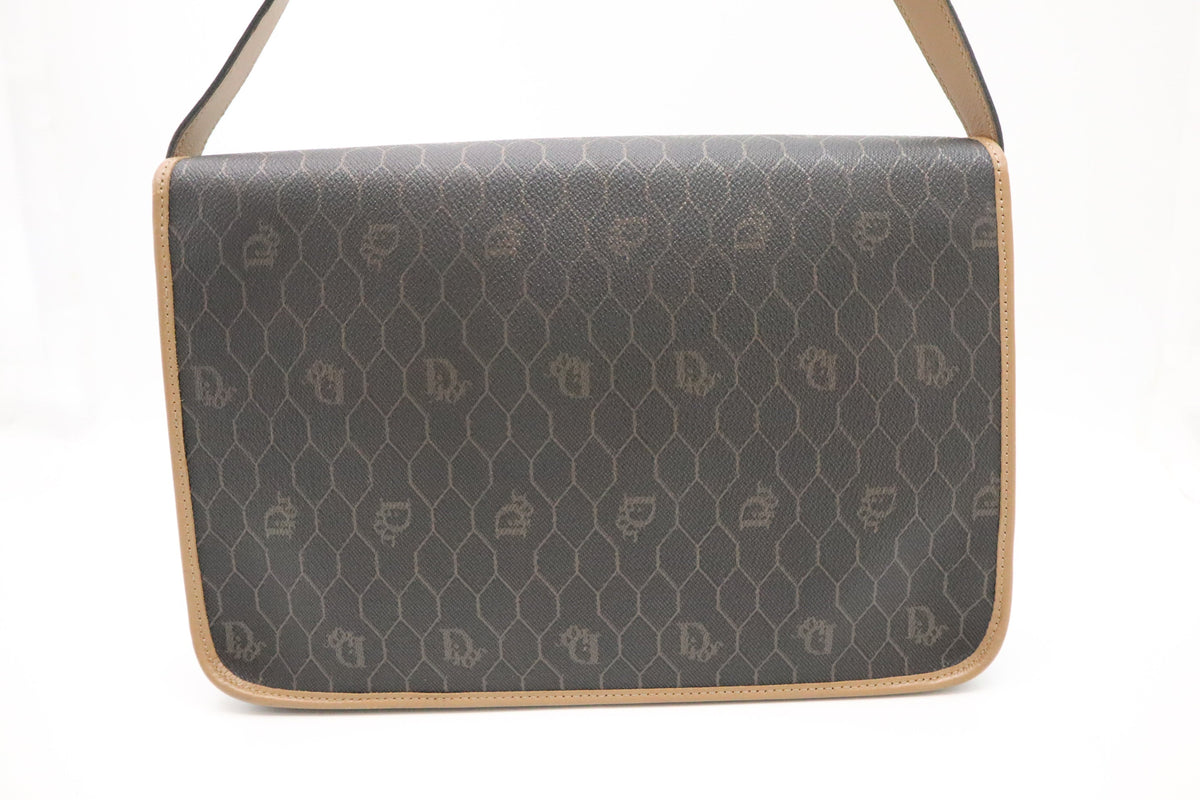Dior Shoulder Bag in Black Honeycomb Canvas Rovelle Bags