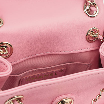 Chanel Luxury Lambskin Gold Backpack Rovelle Bags
