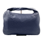 Bottega Veneta Hobo Bag Medium Navy Lambskin leather Mint Condition
