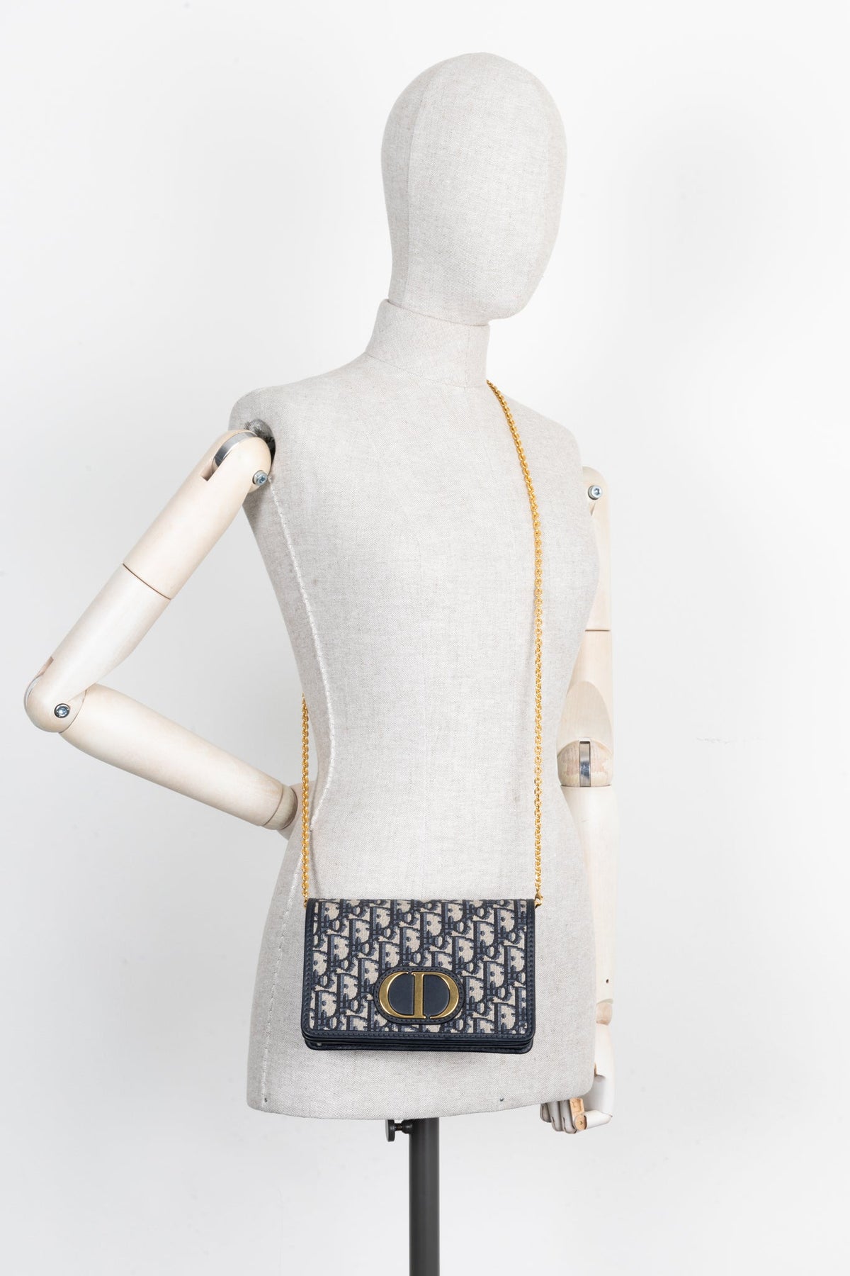 Christian Dior 2 In 1 30 Montaigne Pouch Oblique Jacquard Rovelle Bags