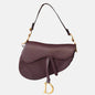 Dior Saddle Burgundy Medium Grained Leather Handbag Rovelle Bags