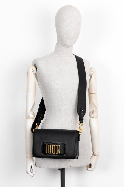 Christian Dior Dio R Evolution Bag Leather Black Rovelle Bags