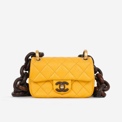 Chanel Luxury Lambskin Black Handbag Style 10 Rovelle Bags