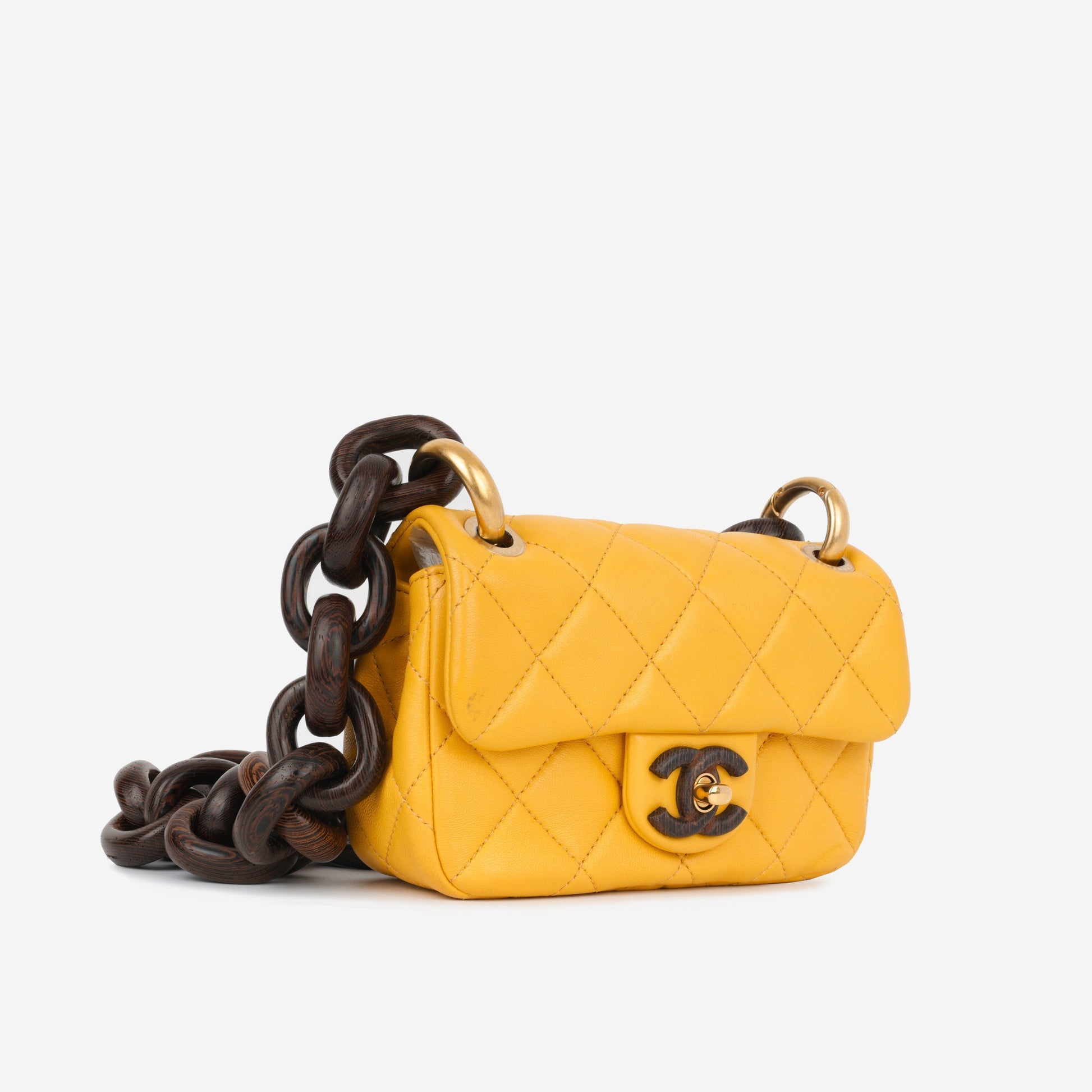 Chanel Luxury Lambskin Black Handbag Style 10 Rovelle Bags