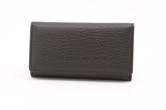Burberry 4 Key Case in Brown Leather