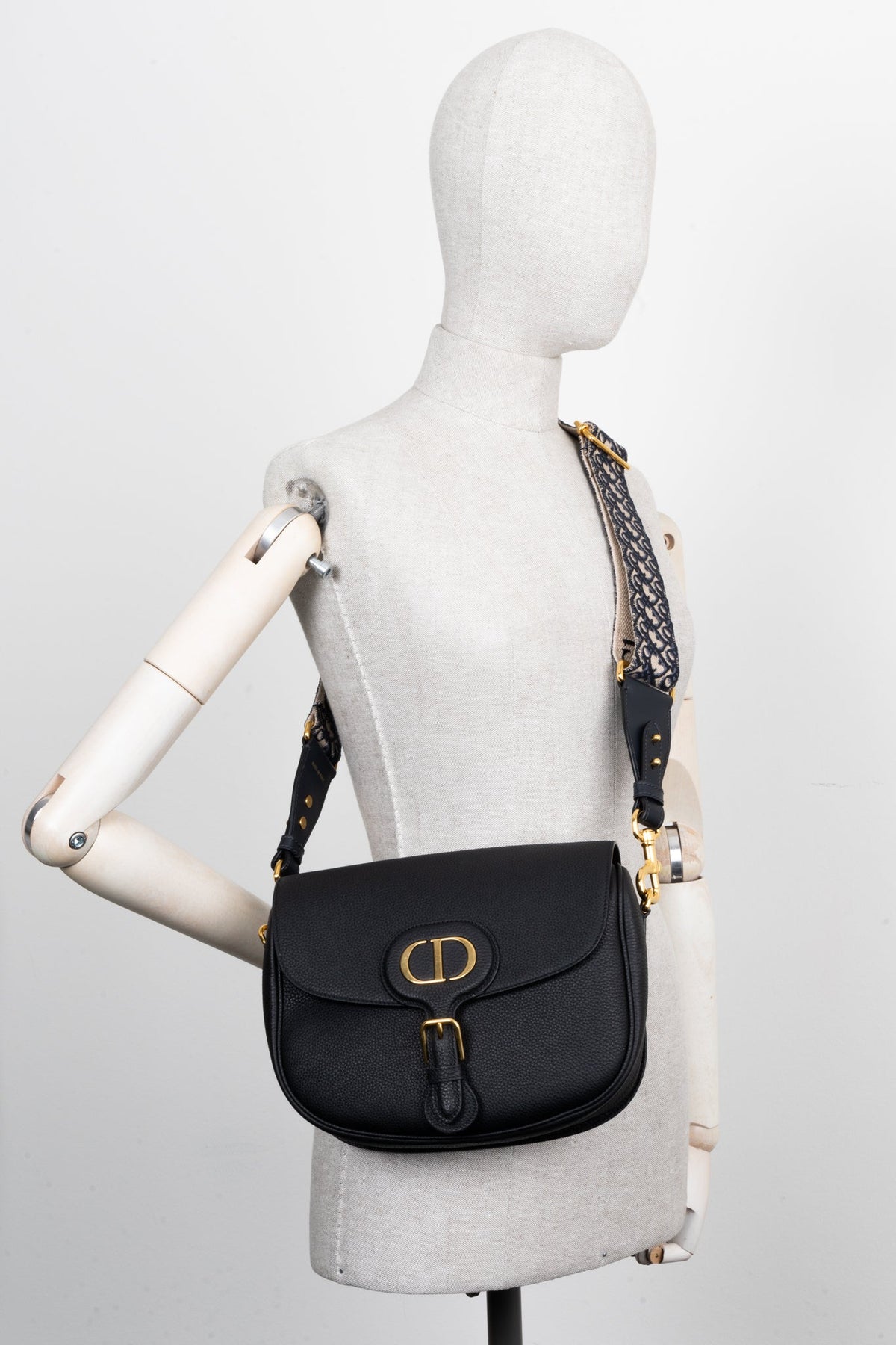 Christian Dior Large Bobby Bag Leather Black Rovelle Bags