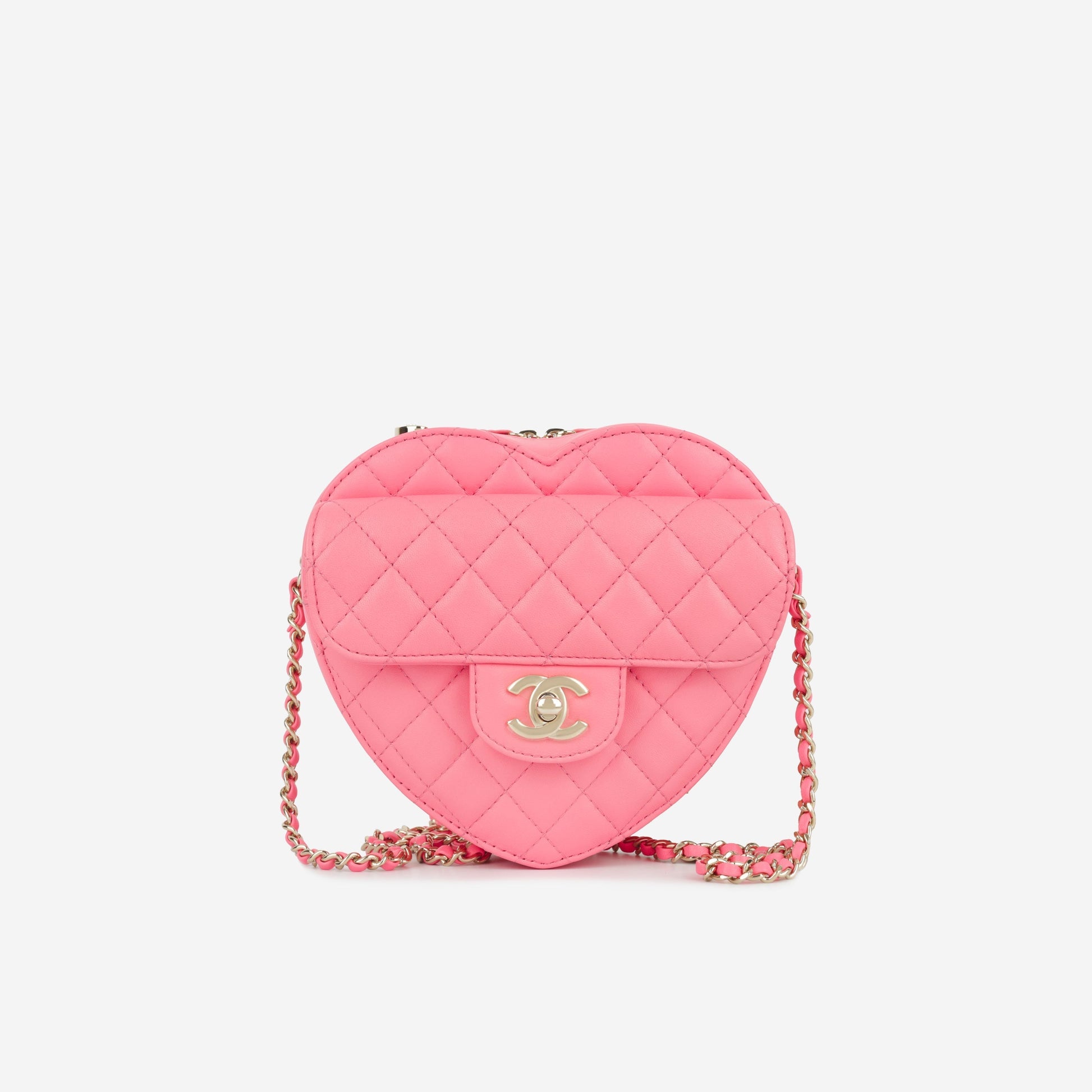 Chanel Luxury Lambskin Gold Handbag Style 11 Rovelle Bags