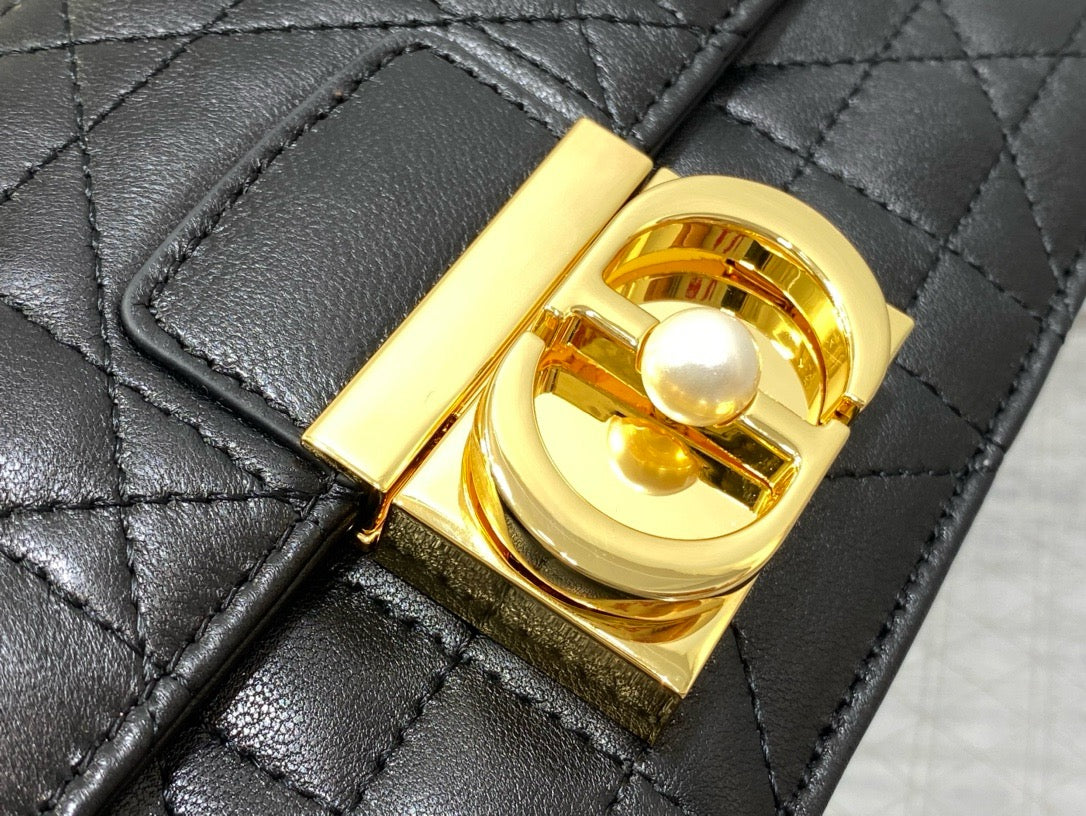 Dior Chain Leather Crossbody Bag Rovelle Bags