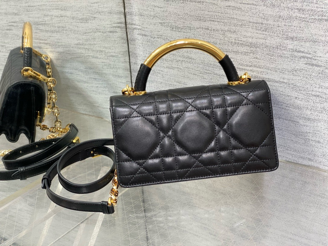 Dior Chain Leather Crossbody Bag Rovelle Bags