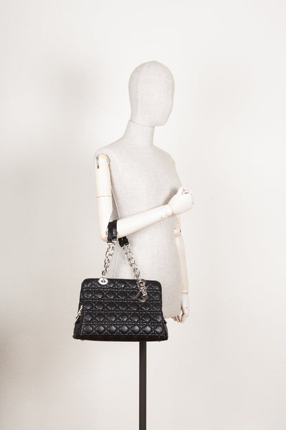 Christian Dior Soft Medium Cannage Bag Black Rovelle Bags
