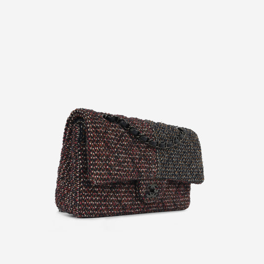 Chanel Medium Classic Flap - Tweed Rovelle Bags