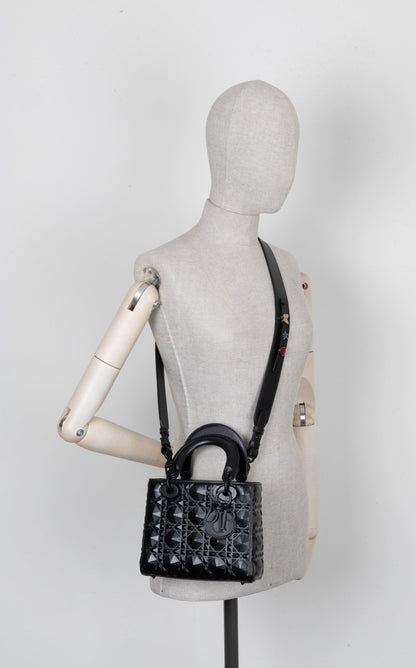 Christian Dior Small Lady Dior My Abcdior Bag Black Rovelle Bags