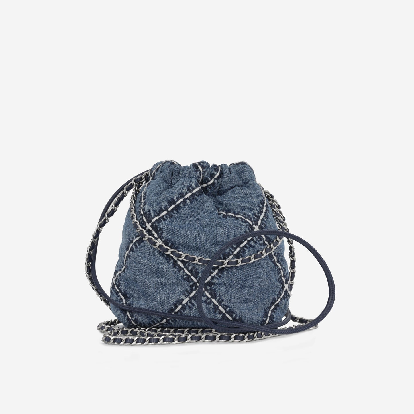 Chanel Chanel 22 Quilted Silver Shoulder Bag Rovelle Bags