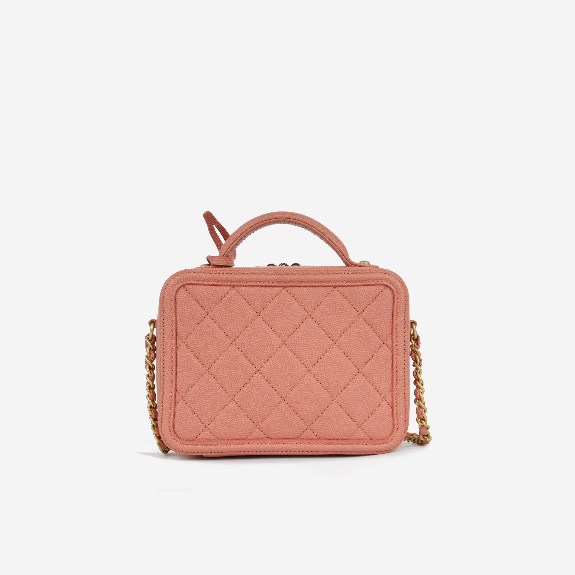 Chanel Filigree Cc Vanity Case - Mini Rovelle Bags