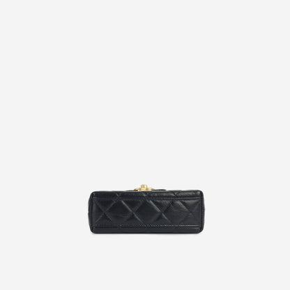 Chanel Kelly Lambskin Black Shoulder Bag Style 5 Rovelle Bags