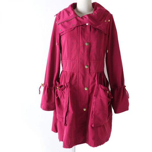 BURBERRY A line coat Main: 100% polyester Pink type Women 38