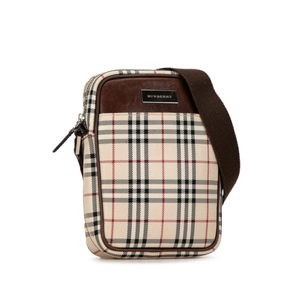 Burberry Leather Brown Crossbody Bag