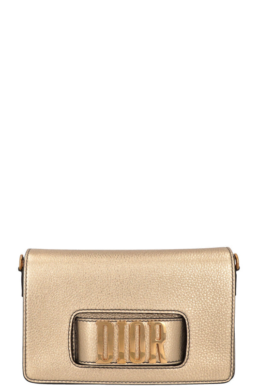 Christian Dior Dio R Evolution Bag Leather Gold Rovelle Bags