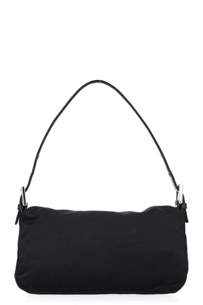 FENDI Baguette Bag Satin Black Sparkle Rovelle Bags