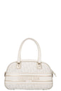 Christian Dior Vibe Zip Bowling Bag White Rovelle Bags
