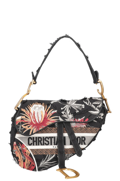 Christian Dior Saddle Bag Cavnas Brown Rovelle Bags