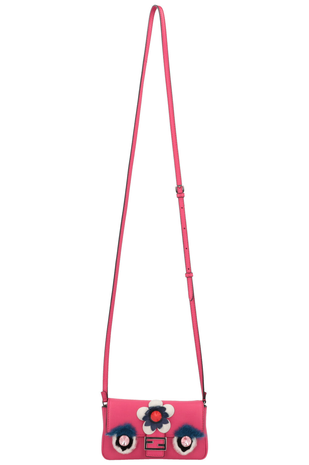 FENDI Micro Monster Baguette Pink Rovelle Bags