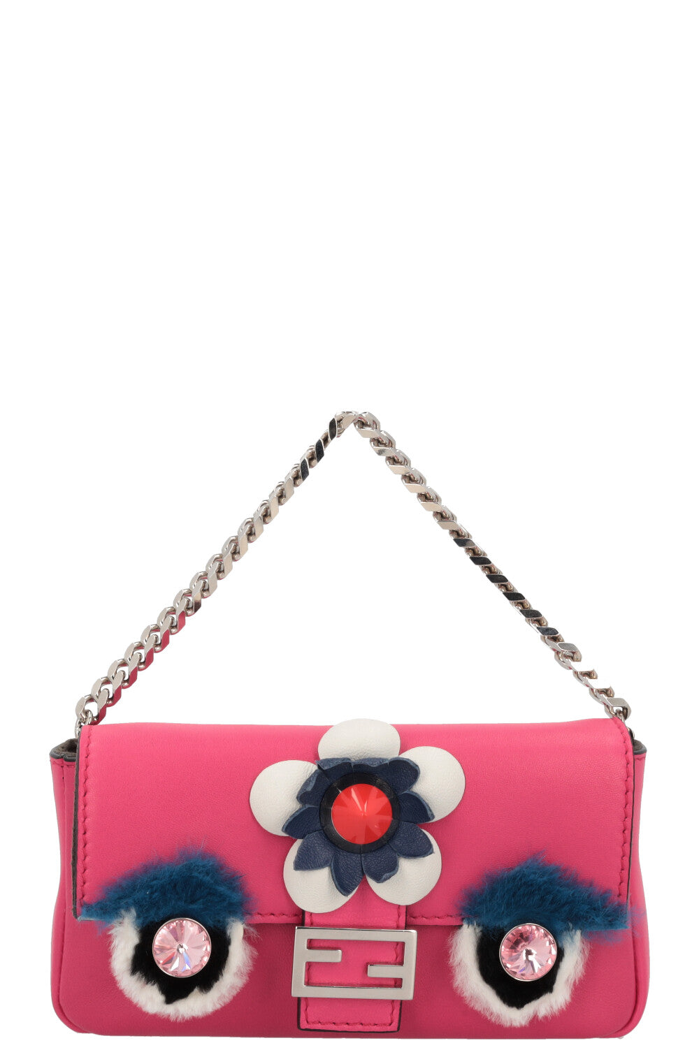 FENDI Micro Monster Baguette Pink Rovelle Bags