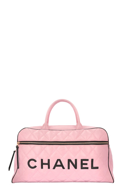 Chanel Bowling Bag Calfskin Pink Rovelle Bags