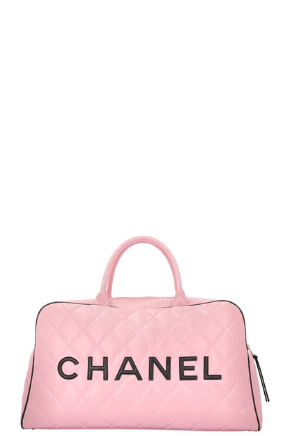 Chanel Bowling Bag Calfskin Pink Rovelle Bags