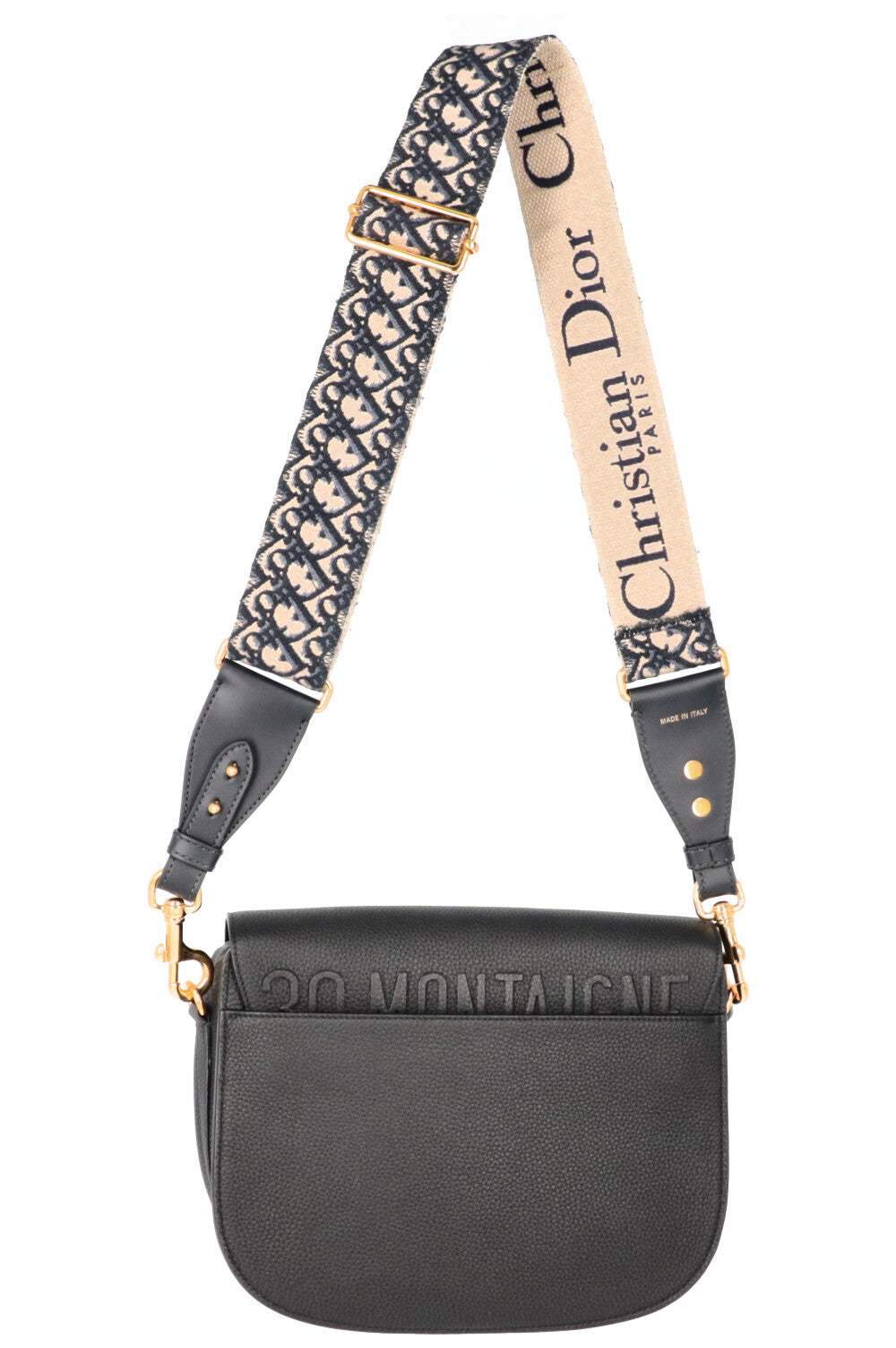 Christian Dior Large Bobby Bag Leather Black Rovelle Bags