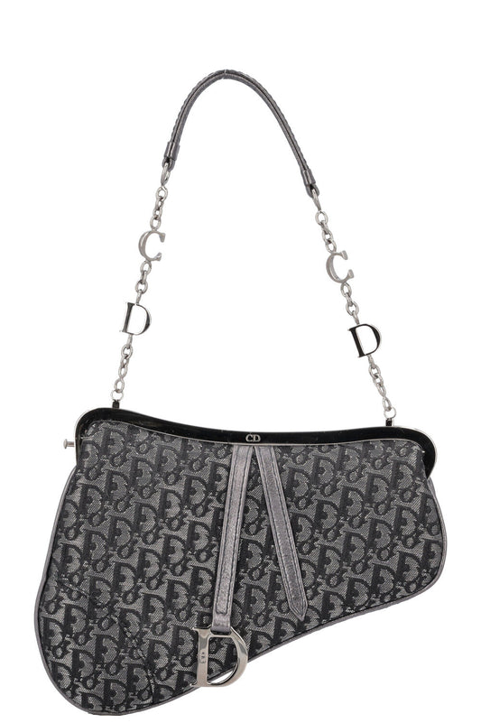 Christian Dior Micro Saddle Bag Mng Grey Rovelle Bags