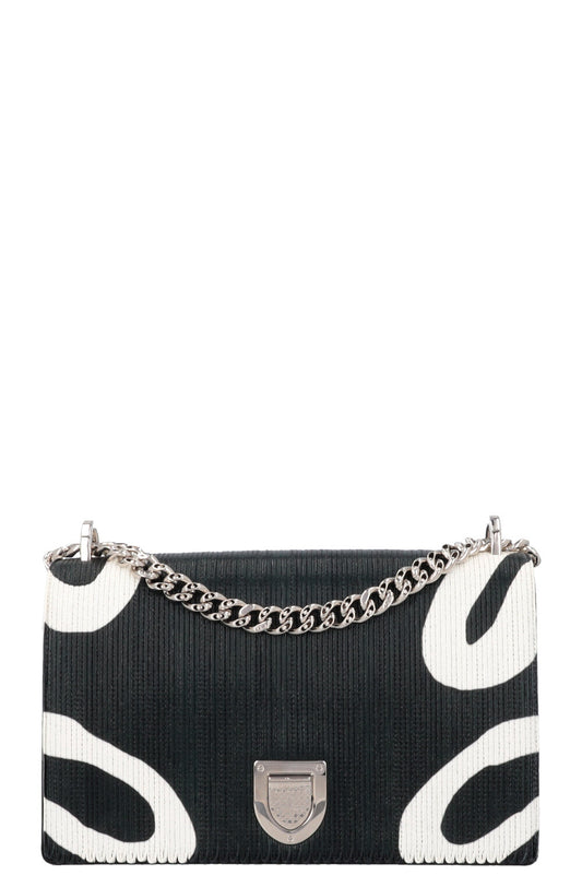 Christian Dior Printed Patchwork Diorama Medium Crossbody Bag Rovelle Bags